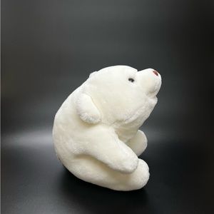 Gund; vintage 1980 snuffles stuffed white polar bear